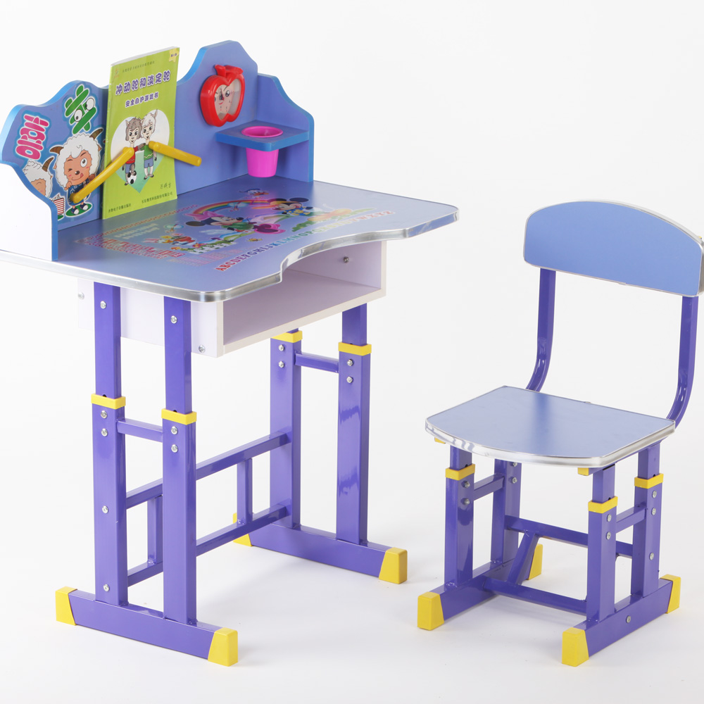 儿童学习桌椅套装 儿童书桌 学生可升降写字桌 卡通小孩组合课桌