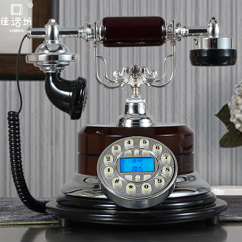 佳话坊高档欧式电话机新款经典仿古电话机家用座机创意复古电话机折扣优惠信息