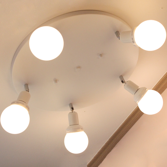 LED吸顶灯 现代简约铁艺圆形卧室灯 创意客厅餐厅节能灯具