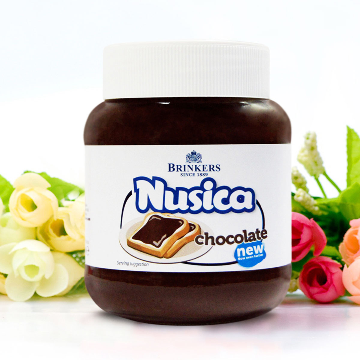 荷兰原装进口纽斯卡原味可可酱400g进口巧克力零食食品瓶装