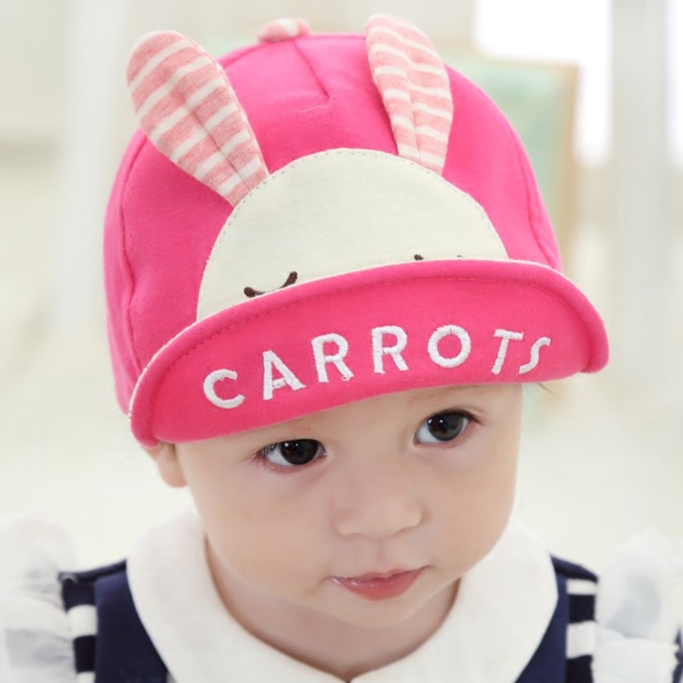 婴儿帽子春秋秋男女宝宝帽子儿童套头帽6-12个月婴幼儿小孩鸭舌帽