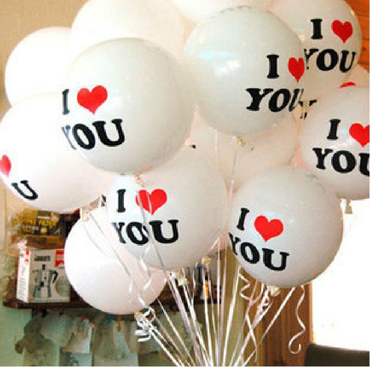 韩国I LOVE YOU爱心求婚气球婚房布置结婚礼气球情人节装饰布置折扣优惠信息