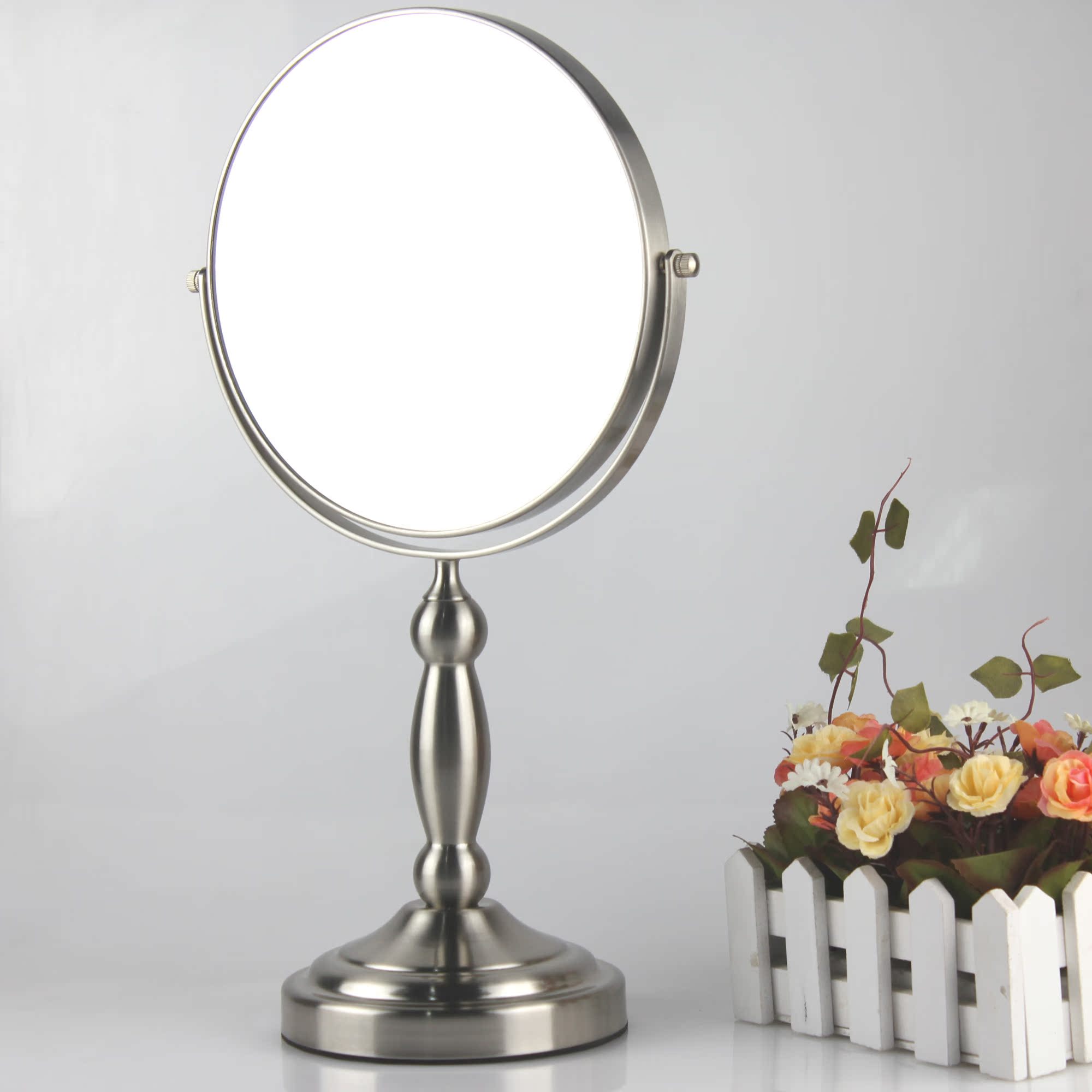 美国BBB超市专卖 米乐佩斯化妆镜 台式 镜子 美容镜 8英寸 梳妆镜