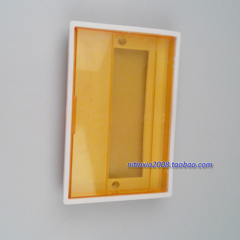 塑料面板 PZ30-6路  配电箱面板 黄色黄板  盖板 C45配电箱面板