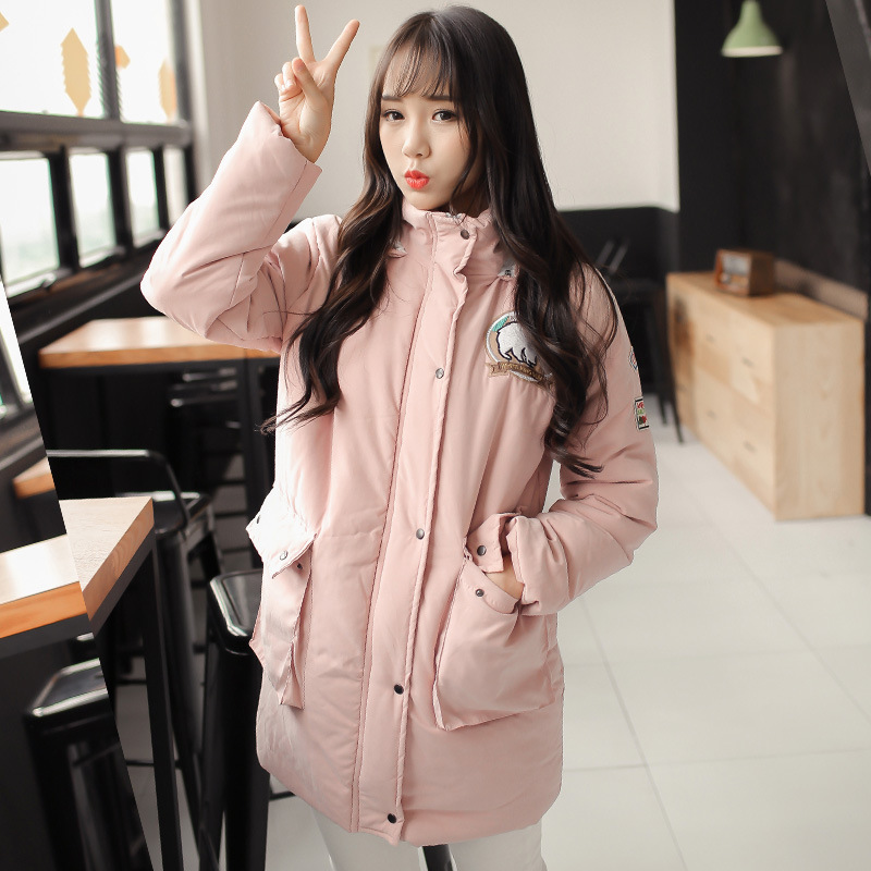 2015冬季女装新款暖色韩版百搭棉服