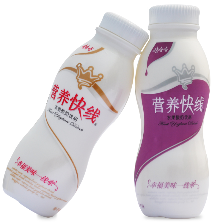 欢食笑语娃哈哈 营养快线水果酸奶饮品250g×8瓶乳制品包邮