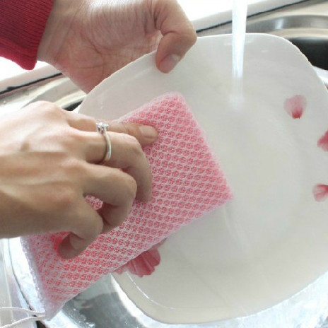 日本LEC 厨房去污洗碗海绵 清洁海绵擦 百洁布洗碗布洗碗巾