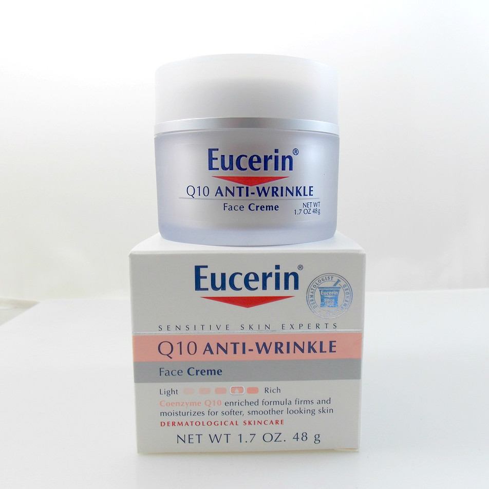 新版Eucerin优色林敏感肌辅酶Q10抗皱面霜48g 抗衰老紧纹去细纹