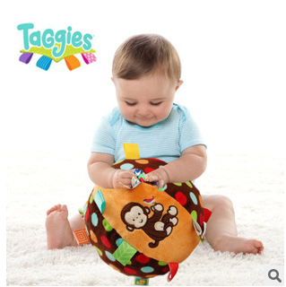 Taggies 婴儿益智手抓布球车床挂玩具 毛绒铃铛球/新生儿玩具