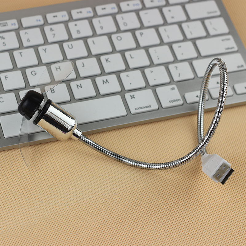 迷你软管风扇 笔记本USB风扇 静音软叶小风扇 可自由弯曲