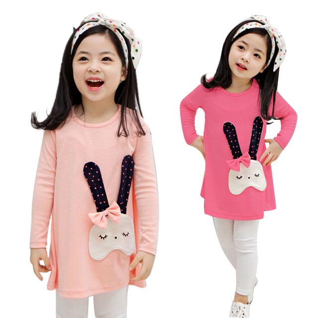 【天天特价】2015新款秋款女童两件套 韩版童装儿童兔子休闲套装折扣优惠信息