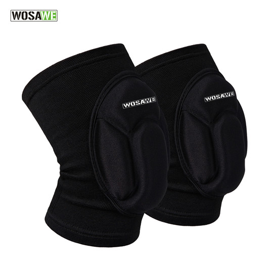 WOSAWE男女户外防撞软护膝篮球跑步护腿套自行车骑行运动护具装备