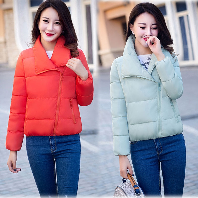 2016年新款韩版短款棉衣女秋冬季学生大码修身显瘦外套羽绒面包服