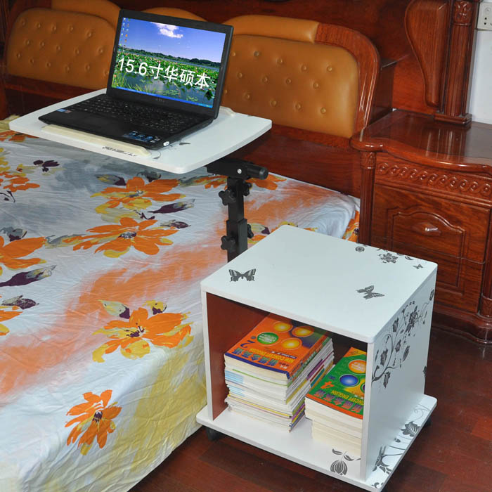 床边无缝笔记本电脑桌儿童床上桌子简约现代支架升降旋转移动桌