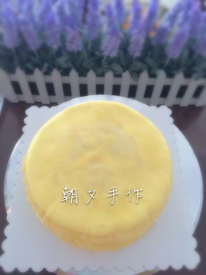 [朝夕手作]千层蛋糕 芒果千层蛋糕 鲜奶油蛋糕 水果蛋糕