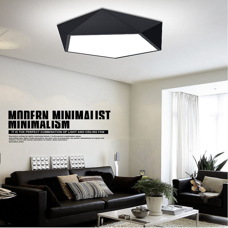 LED新款现代简约个性创意客厅卧室书房阳台吸顶灯折扣优惠信息