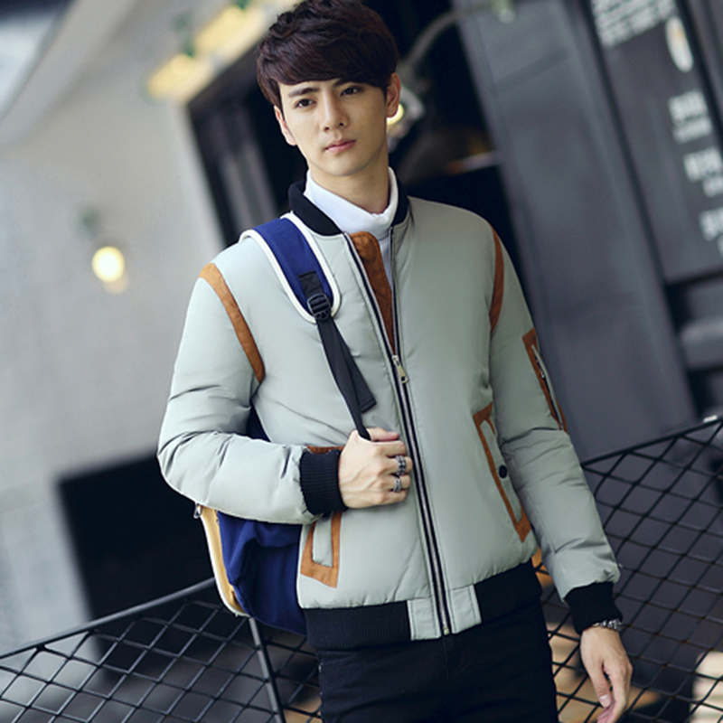韩版修身款男士棉服短款立领加厚棒球服学生青少年男棉衣冬天外套折扣优惠信息