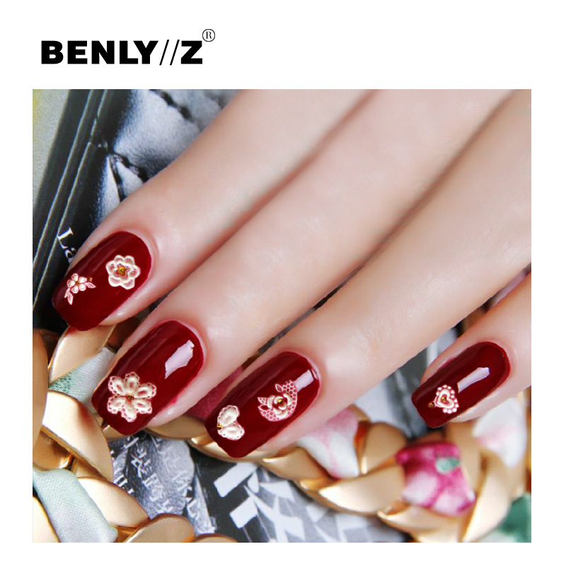 BENLY美甲饰品立体贴纸 指甲油搭配新品2014贴纸款式带背胶XF系列