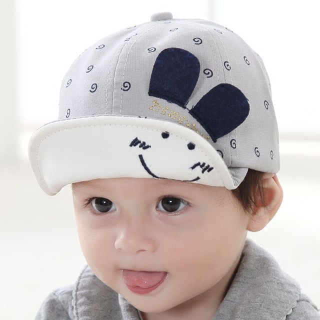 韩版男女婴儿宝宝儿童帽子秋冬帽春夏天太阳帽鸭舌帽1-2-3岁