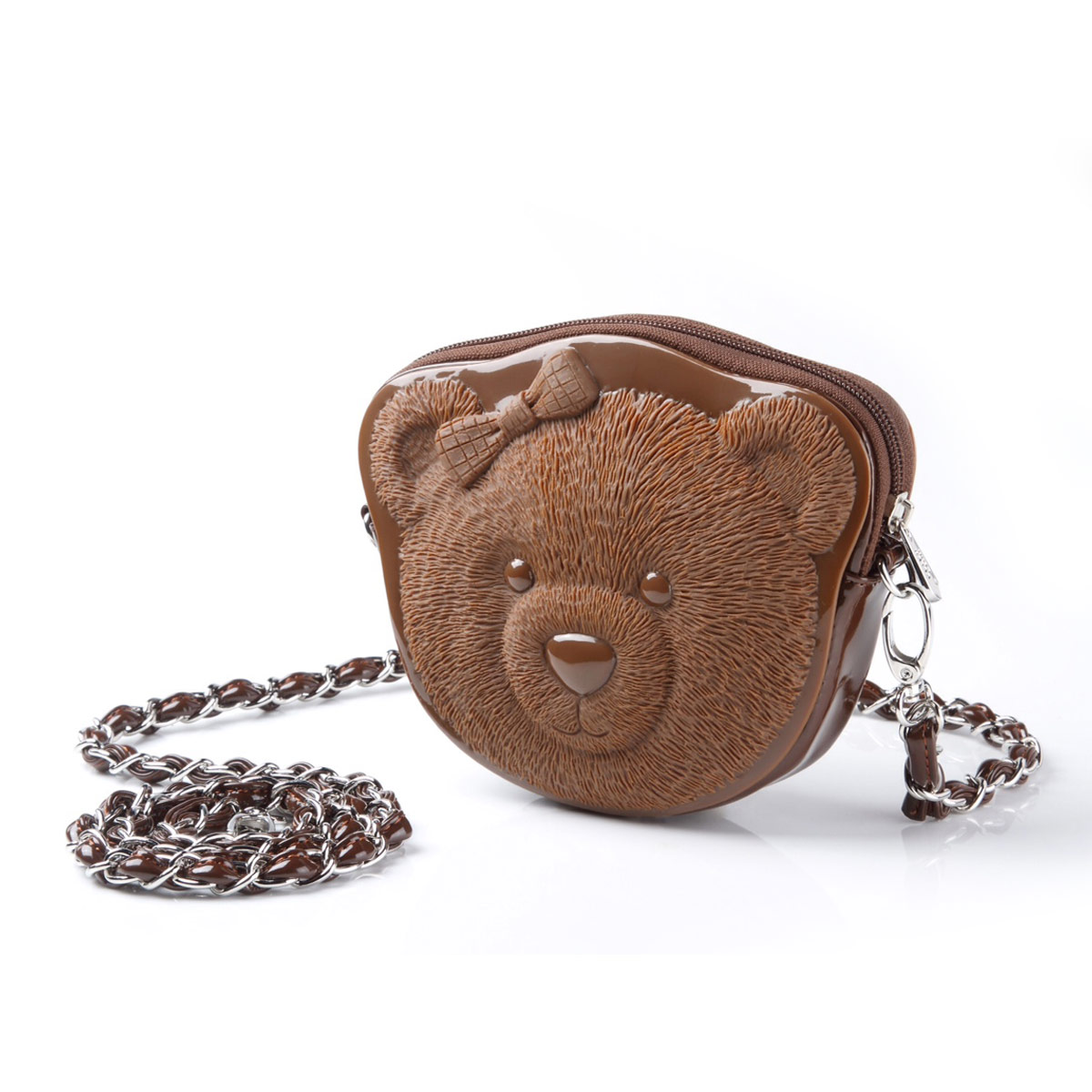 香港3D Bag Original蝴蝶熊女款链条单肩斜跨包可爱时尚手机女包
