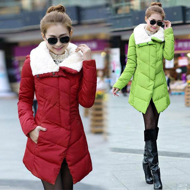 冬季棉衣女中长款特价韩版学生加厚防寒棉袄女士时尚羽绒棉服外套