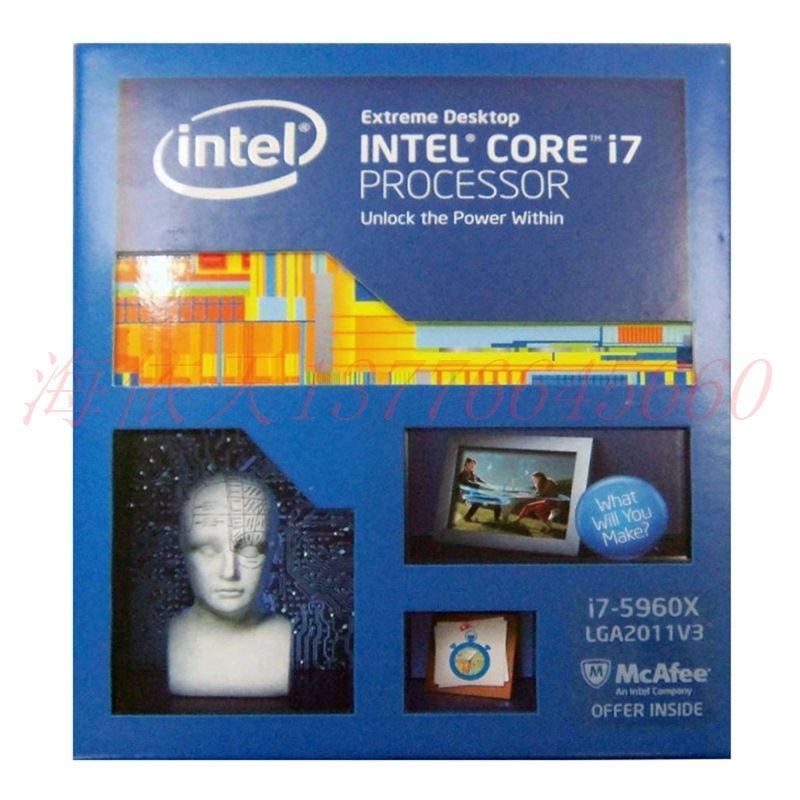 Intel/英特尔 I7 5960X LGA2011-V3 平台酷睿八核i7 高端包邮顺丰