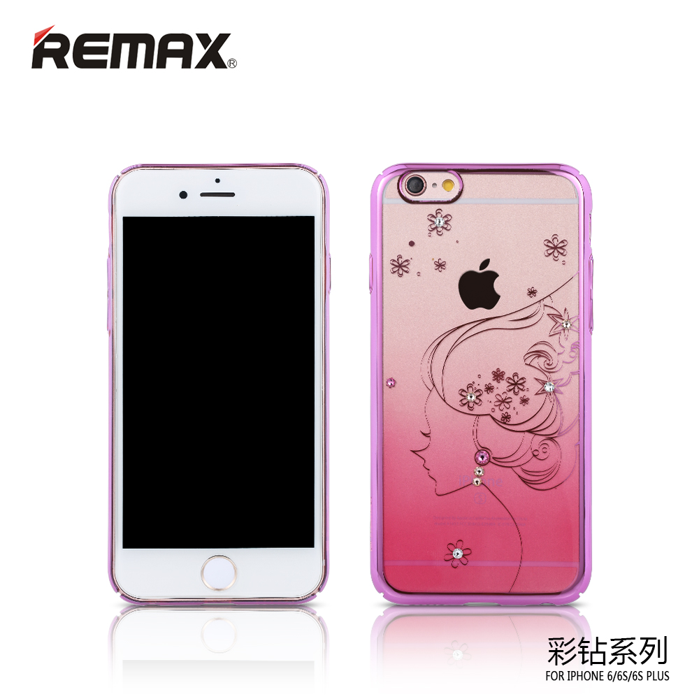 remax 钻彩系列iPhone6手机壳6S保护壳4.7寸超薄后壳TPU硅胶套硬