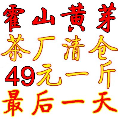 【天天特价】霍山黄芽2015新茶叶雨前特级500g克袋装特价黄茶