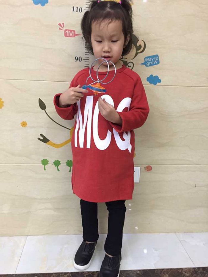 糖卡布衣2015冬季新款女童字母中长款韩版儿童加绒休闲卫衣