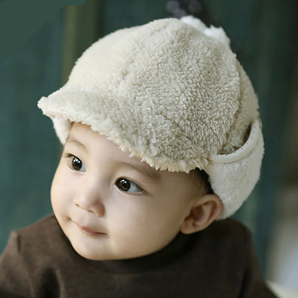 韩国新款秋冬季防寒帽秋冬 婴儿帽子 宝宝帽子幼儿男女0-1-2岁