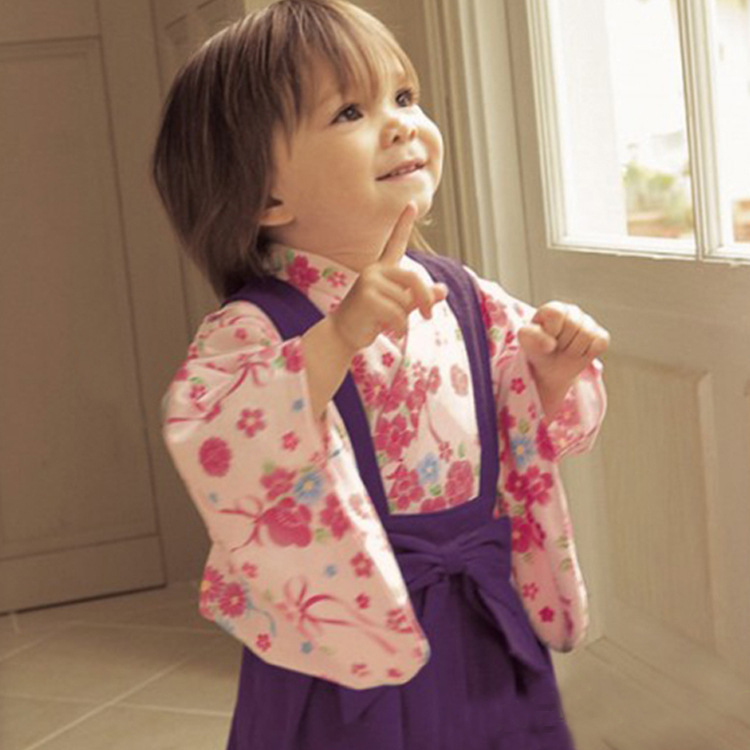 2015春秋新款女宝宝日式和服春秋装两件套裙婴幼儿衣服日系风格夏