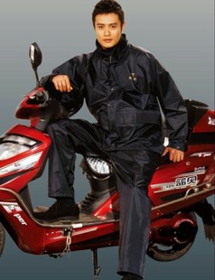 特价正品天堂 电动摩托车雨衣成人分体雨衣套装男女加厚双层雨裤