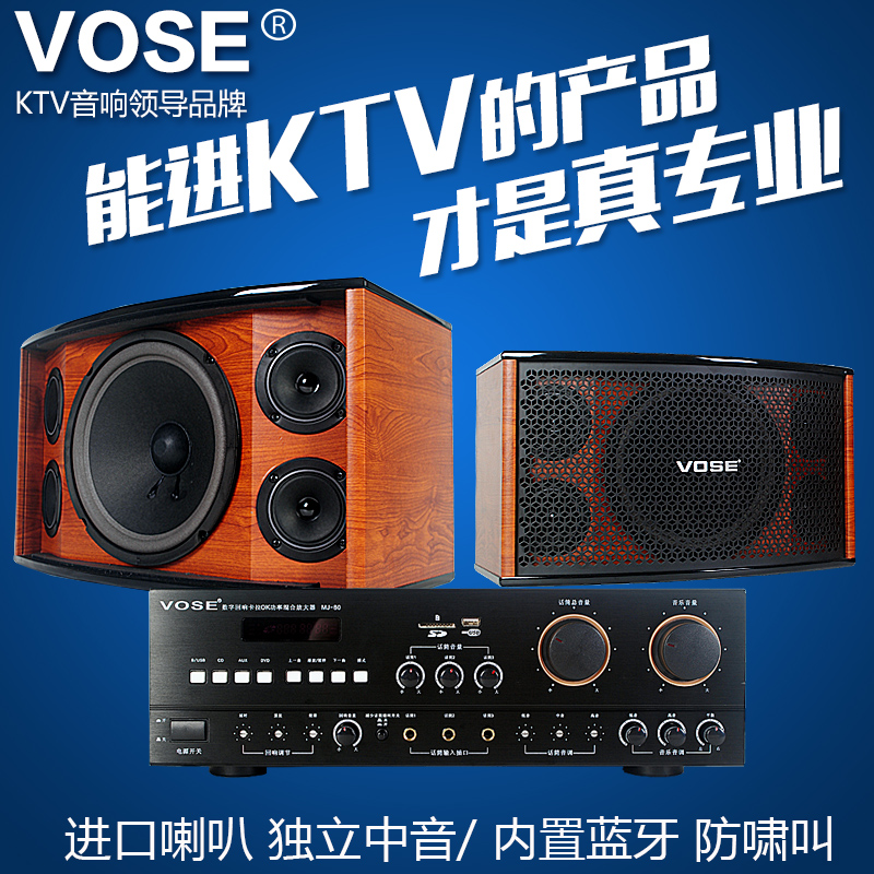 威仕Vose VS-800 家庭卡拉OK音箱功放KTV音响套装会议音响点歌机
