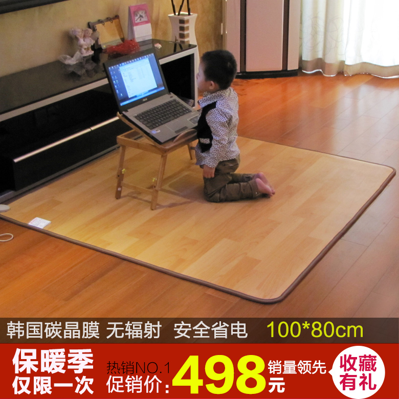 韩国碳晶地暖垫 电热地毯 电热垫 榻榻米 地暖垫 电热毯100*80折扣优惠信息