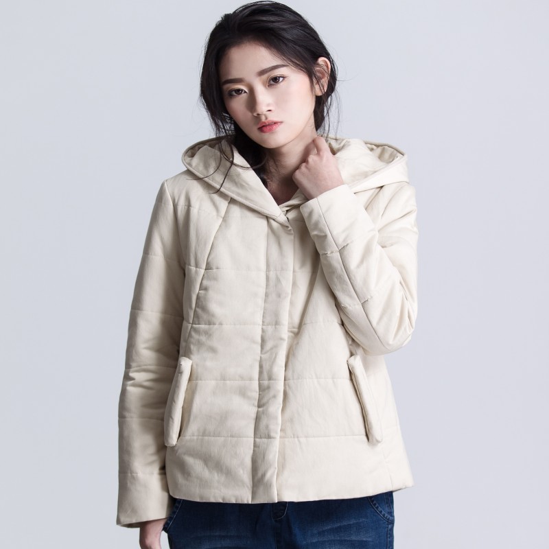 麦素2015新款冬装常规短款女装棉衣连帽外套折扣优惠信息