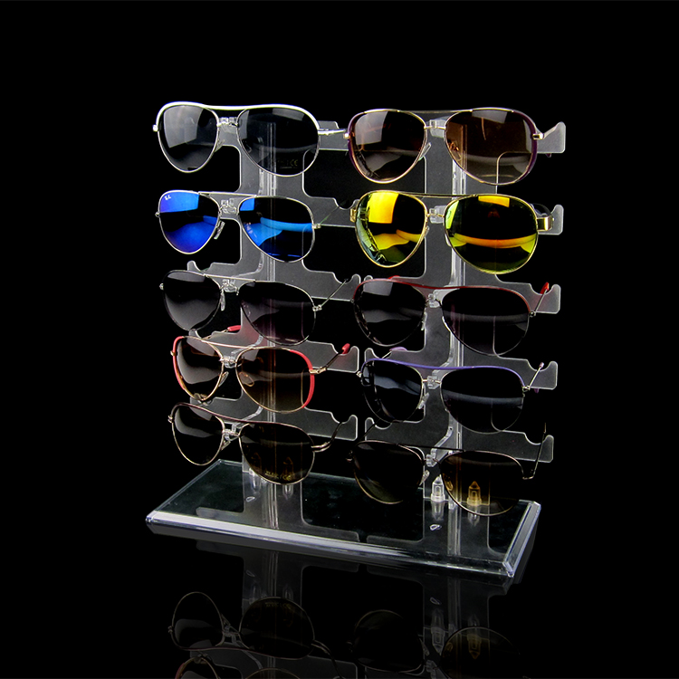 高档10付眼镜镜展示架/墨镜展示摆放架子/眼镜陈列展示道具 包邮折扣优惠信息