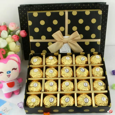 包邮 情人节礼物 费列罗巧克力礼盒装20粒 费力罗 情人节生日礼物折扣优惠信息