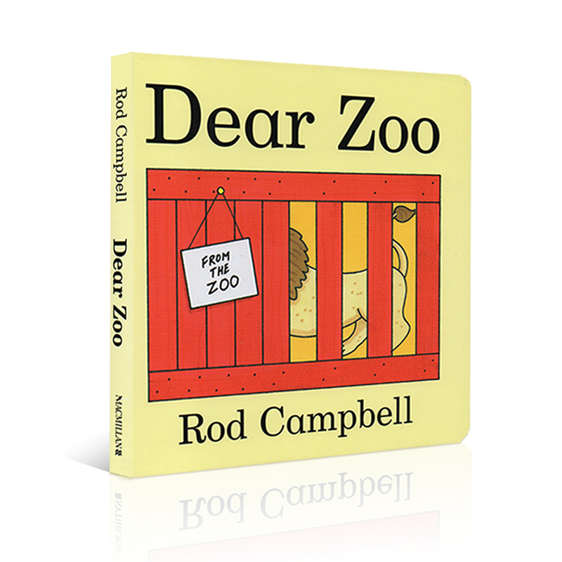 英文原版少儿童绘本亲爱的动物园纸板翻翻书吴敏兰书单 Dear Zoo折扣优惠信息