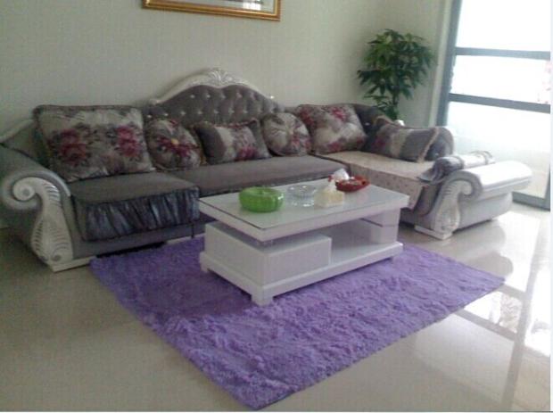 正品丝毛加厚地毯卧室客厅茶几床边毯 1.4*2米可定制特价包邮