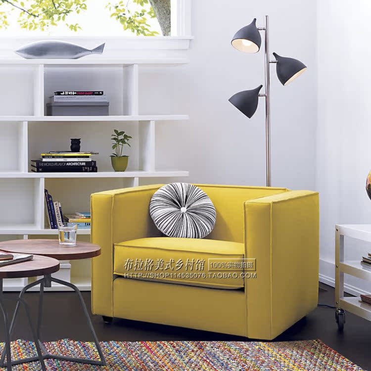 美式欧式地中海简约沙发定制客厅沙发双人/三人沙发实木布艺沙发