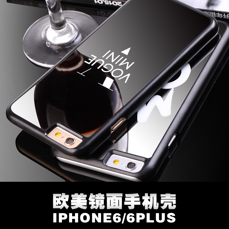 iPhone6S手机壳5.5苹果六plus欧美保护壳4.7寸镜面i6超薄硬壳外壳