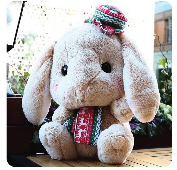 日本LOLITA玩偶Loppy垂耳兔公仔布娃娃女生毛绒玩具兔子新年礼物折扣优惠信息