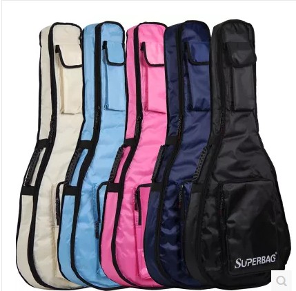 包邮正品Superbag黑色加厚型民谣吉他包 40、41寸背包 袋子外包装