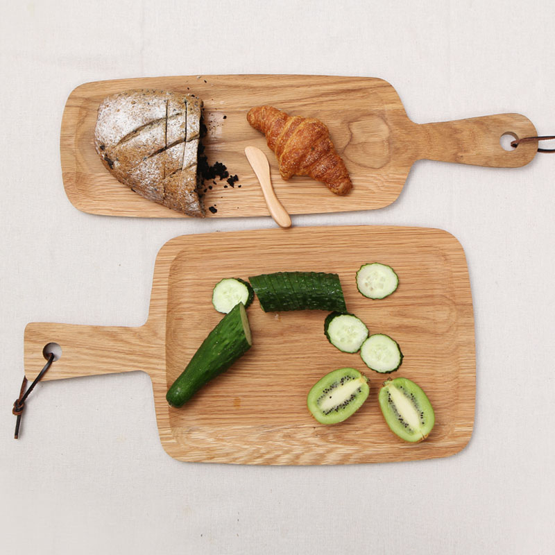 米立风物 新 橡木砧板 厨房用具 餐板 水果板面包板 披萨板 餐具折扣优惠信息