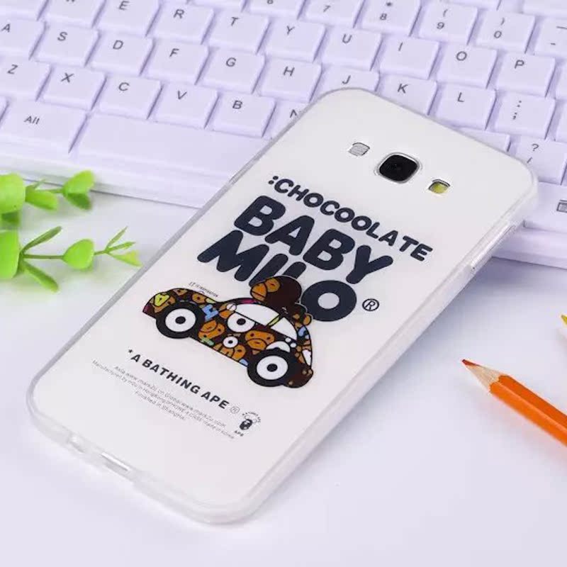 三星Galaxy A8手机壳大黄蜂卡通保护套A8000硅胶边框防摔软外壳