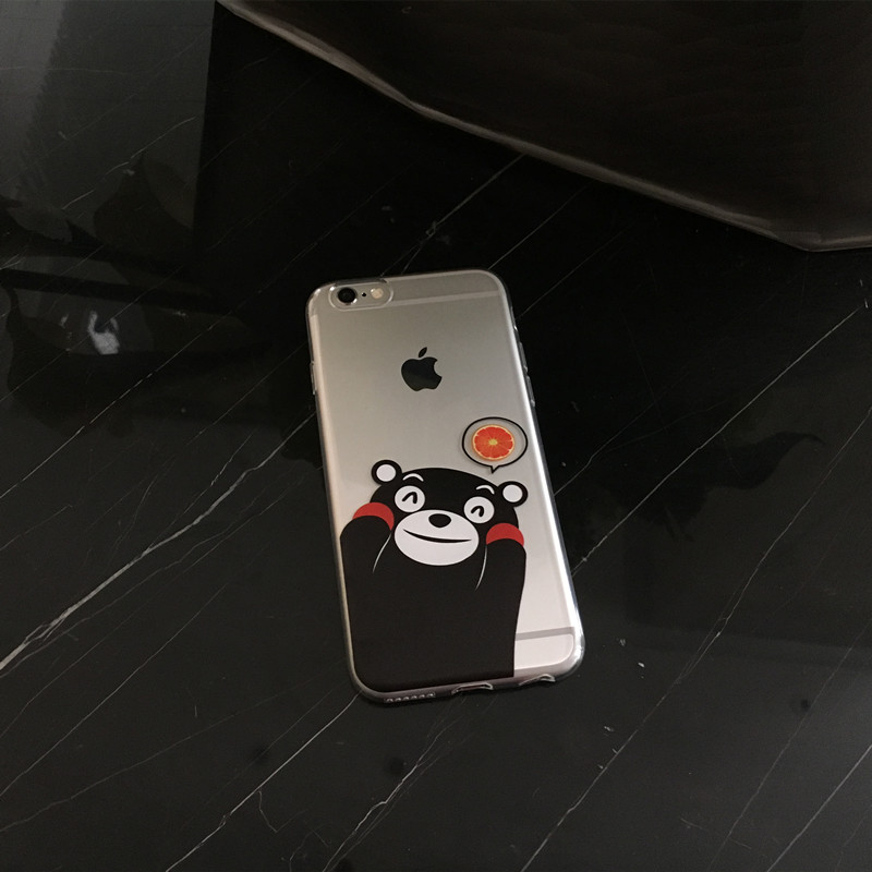 熊本熊手机壳iphone6splus超薄保护套可爱5.5寸日韩男女外壳苹果折扣优惠信息