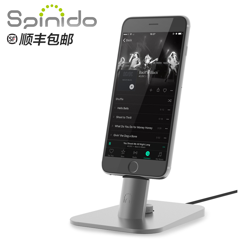 spinido手机桌面底座充电支架子苹果安卓散热配件通用ip6plus创意