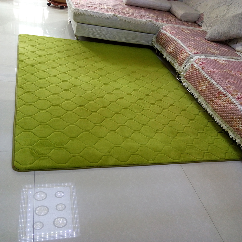 地毯卧室床边长方形吸尘夏纯色满铺家用客厅茶几衣帽间地毯定制