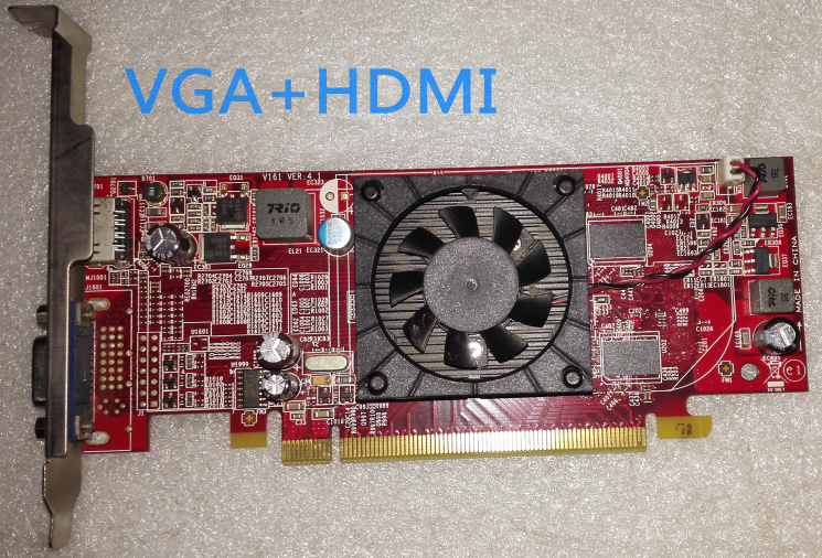 联想品牌台式机拆机二手显卡保真512M  VGA+HDMI 全高档条3月质保