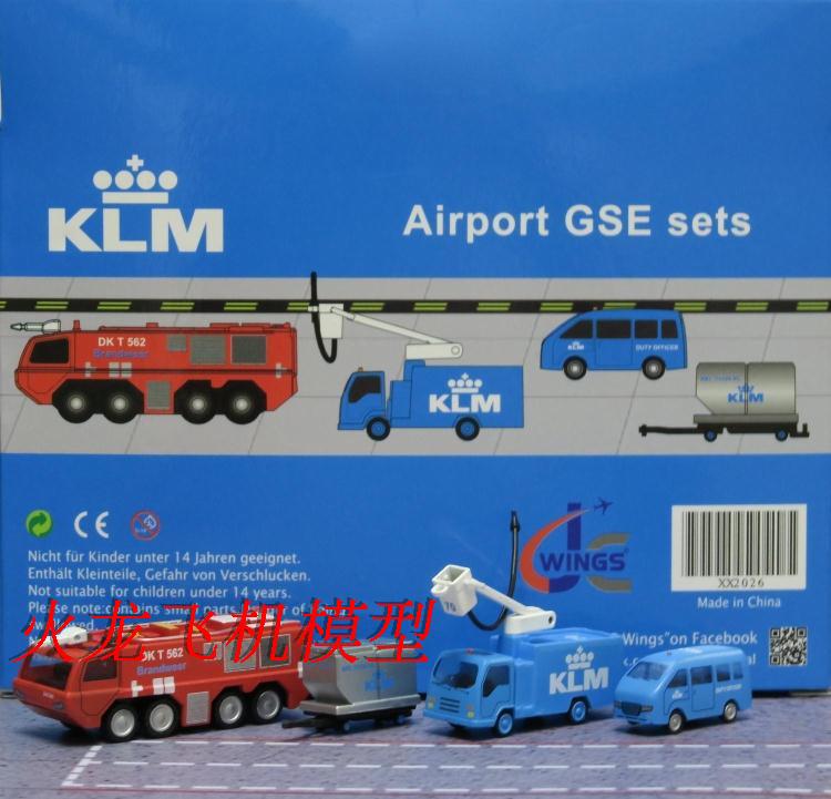 现货：1:200 KLM 机场地面各类车辆、工具 地勤 6 系列 XX2026